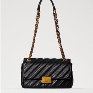 Aritzia ALXILIARY black leather purse